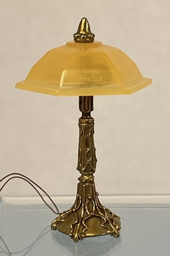 Antique Wired Gold Table Lamp jp42616