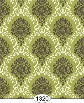 Arabian Damask - Green WAL1320