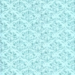 Art Nouveau Tulip Arabesque - Sea Green JMH61