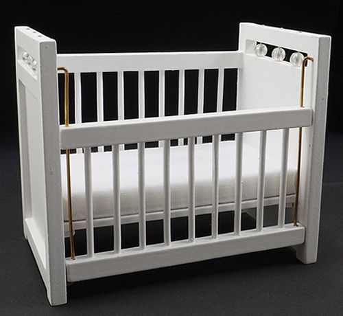 Baby Crib, White cla10364