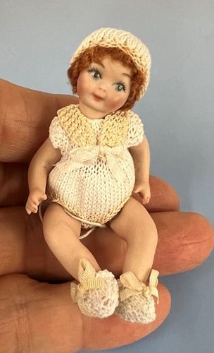 Baby with Crocheted Outfit mc04132