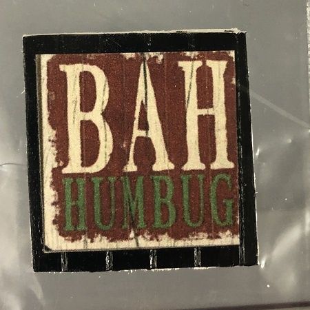 Bah Humbug Wooden Sign mc02219