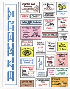 Bakery Signs RFS108