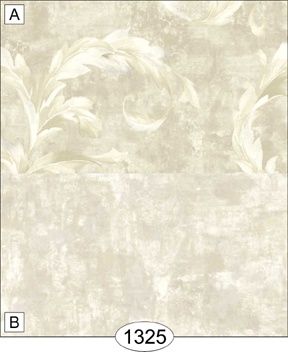 Acanthus - White (3 Sheets of paper) WAL1325