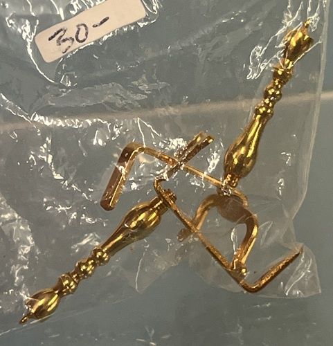 Andirons by Clare-Bell Brass cb1781