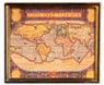 Ancient Map/Gold Metal Frame AZG7205