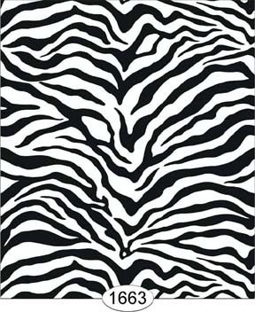 Animal Print - Zebra - 1663 (3 Sheets of paper) 1663