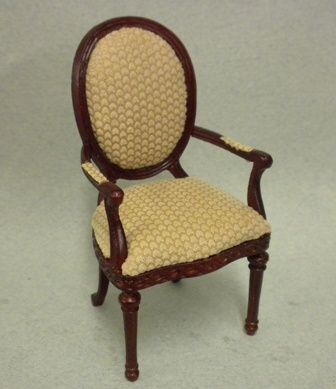 Arm Chair in Beige Fabric Bes3690MH