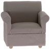 Armchair, Beige Fabric, NEW DESIGN 23/4X21/4X23/4