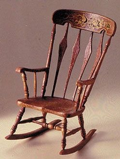 Arrowback Rocker - Brown cb2403BR
