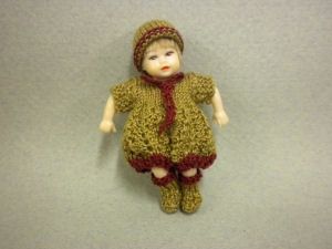 Baby in Knitted Costume HOXB048