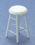 Bar Stool, 2 In. White cla10591