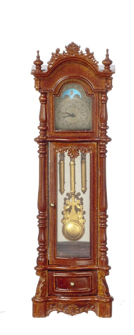 Battery Operated Chippendale Revival Clock JJ05019WN