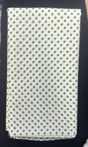 Antique Dotted Swiss with Green Dots mc1437xa