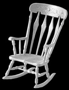 Arrowback Rocker - White cb2403wh