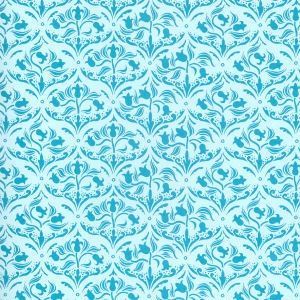 Art Nouveau Tulip Arabesque - Turquoise JMH59