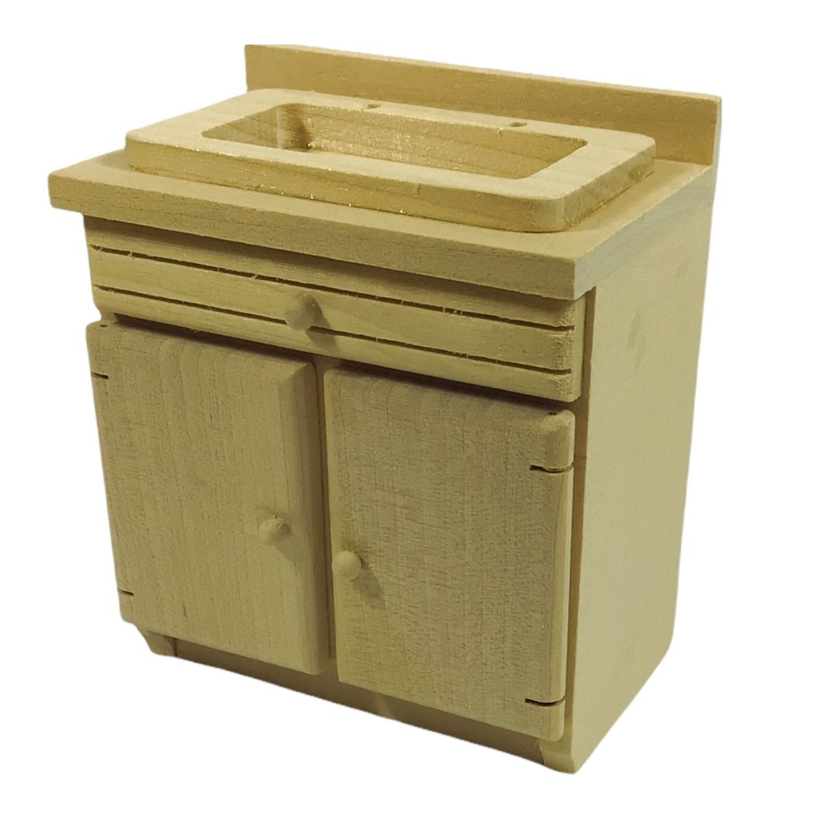 BA049 Unfinished Wood Sink