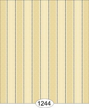 Bella Stripe - Black on Beige WAL1244