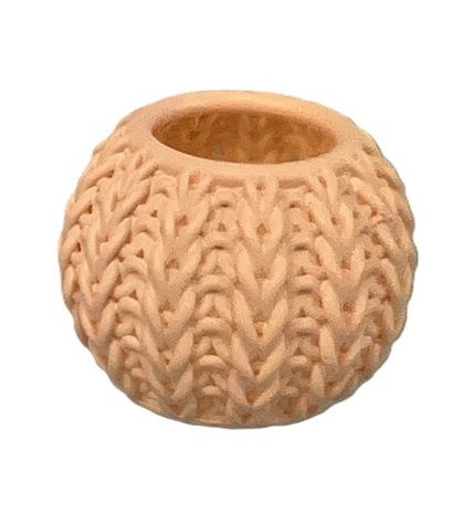 Basket or Woven Bowl in a Coral Pink mc1912x