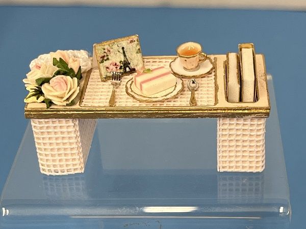 Bed Tray with Cake, Tea and Books ALA680