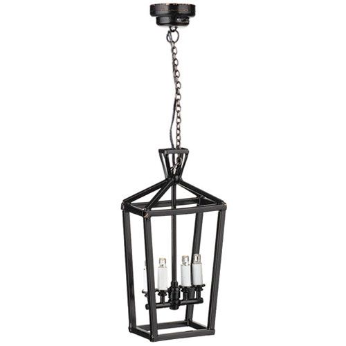 Battery Black Foyer Ceiling Light HW34011