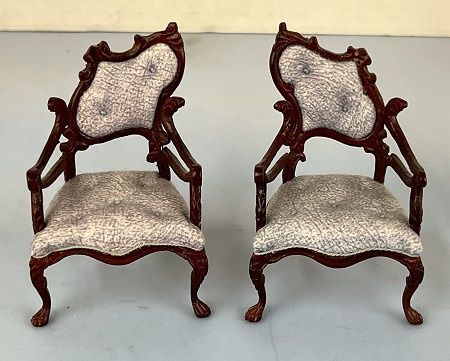 Bespaq Mahogany Slanted Chair Set bes4551LR