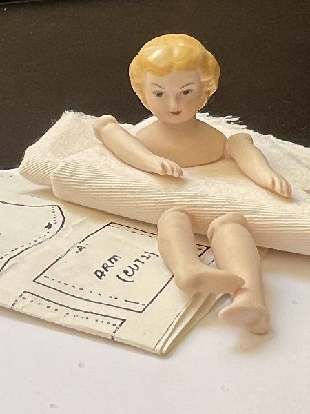 Blond Painted Hair Doll Kit mc03088