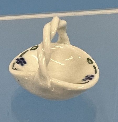Blue and White China Basket 3292022