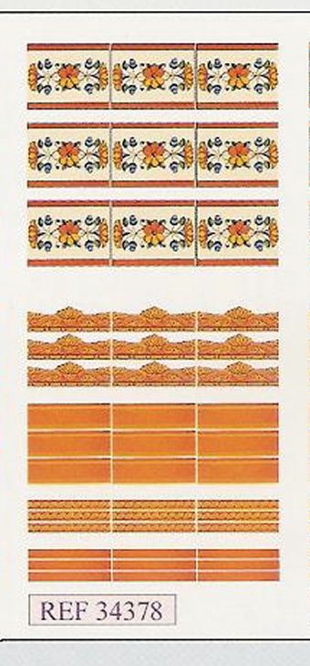 Borders to use with tiles 34378 ref34378