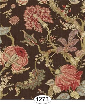 Bountiful Flora - Brown WAL1273