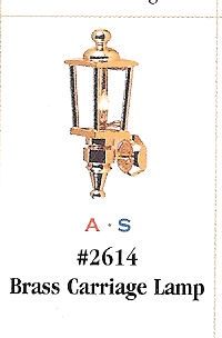 Brass Carriage Lamp HW2614