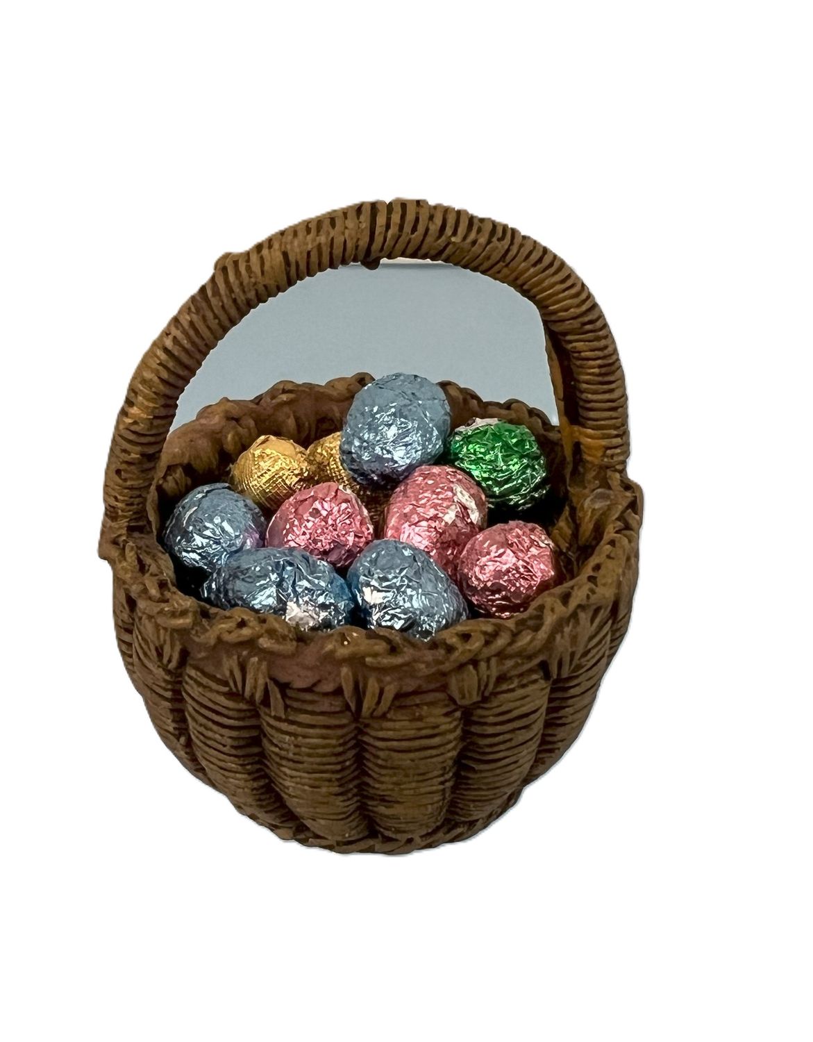 Basketful of Foil Wrapped Eggs to Hide! mc031747