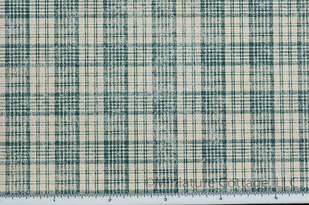 Beige and Teal Plaid Print Wallpaper nc14701
