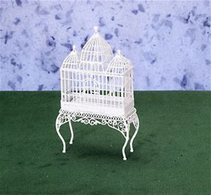 Birdcage, White Wire/Cb AZEIWF288