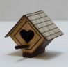 Birdhouse with a Shingle Roof 2 bdbh011