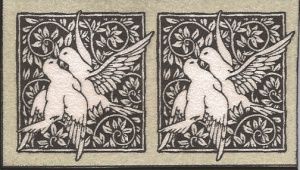 Black and White Doves HW475f