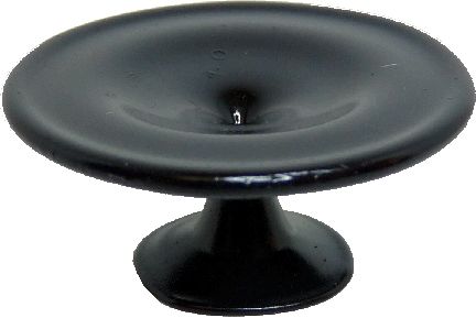 Black Cake Plate bdhb250