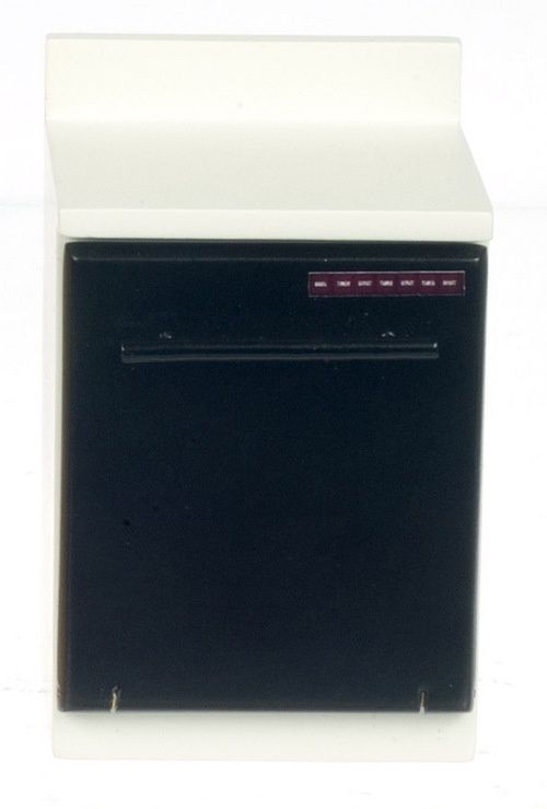 Black Dishwasher white Cabinet t5452