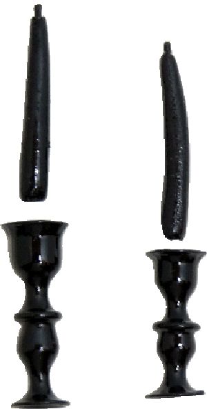 Black Glass Candle Candles &amp; Holders bdhb688