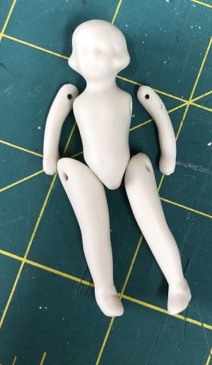 Blank Little Girl Kits - Unpainted lv22936
