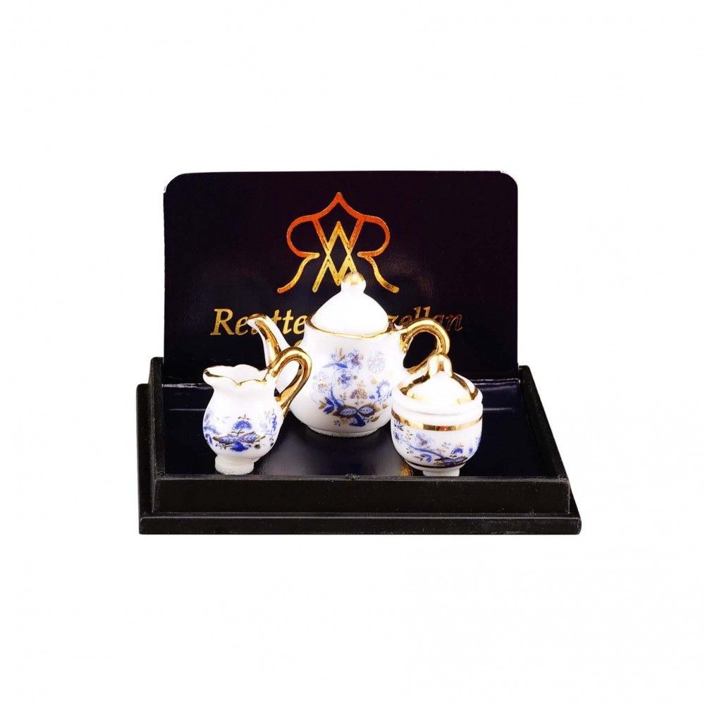 Blue and Gold Tea Set rp13645