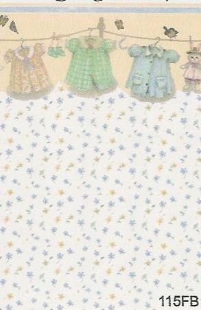 Blue Clothesline Floral 115FB 115FB
