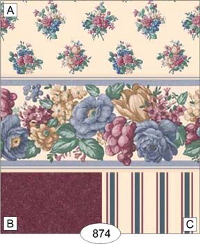 Bouquet Cream wal0874