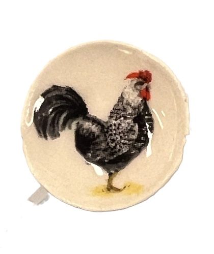 Bowl with Chicken Decoration mn646c