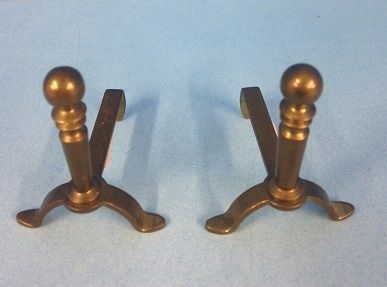 Brass Andirons stu002