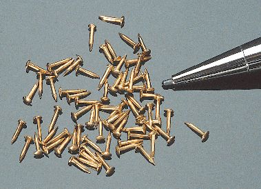 CK1021-300 Brass Brads (300)