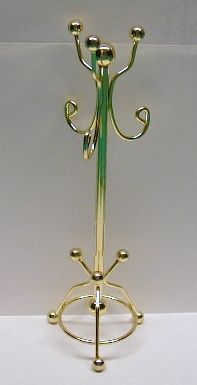 Brass Colored Coat Rack ml101530