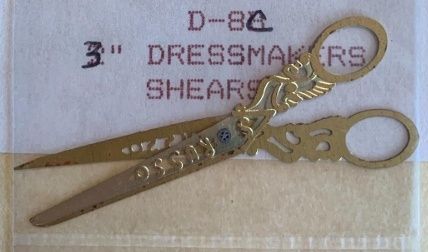 Brass Dressmakers Shears srD8C