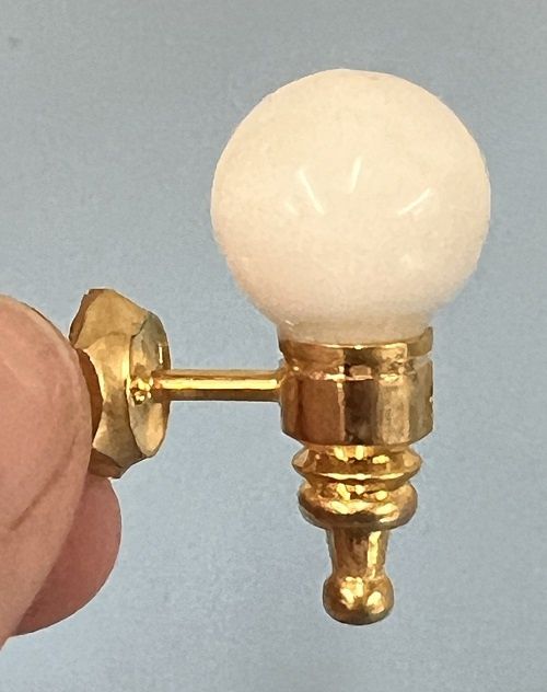 Brass Wall Milk Glass Sconce MC030758