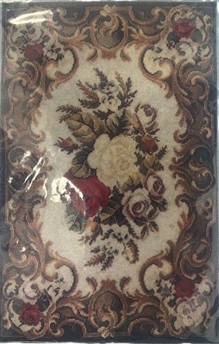 Beautiful Printed English Rose Area Rug hd1133